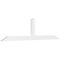 Ekena Millwork Portland Architectural Grade PVC Gable Bracket, 84"W x 21"H x 2"D x 4"F, 6/12 Pitch GBP084X21X0204POR00 - alternate 1